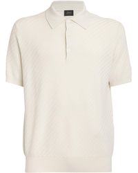 Brioni - Cotton-Silk-Cashmere Polo Shirt - Lyst