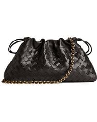 Bottega Veneta - Leather Dustbag Notte Shoulder Bag - Lyst
