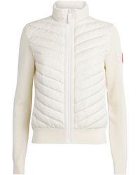 Canada Goose - Ivory Hybridge Knitted Jacket<Br - Lyst