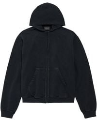Balenciaga - Bow Zip-Up Hoodie - Lyst