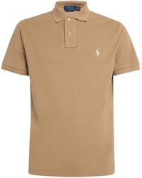 Polo Ralph Lauren - Cotton Mesh Custom-Fit Polo Shirt - Lyst