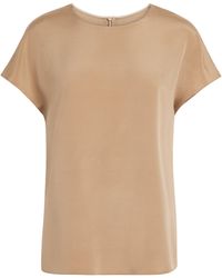 Lafayette 148 New York - Silk-Blend T-Shirt - Lyst