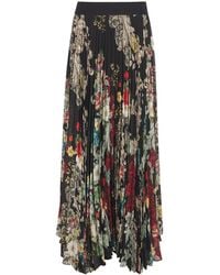 Alice + Olivia - Pleated Katz Maxi Skirt - Lyst