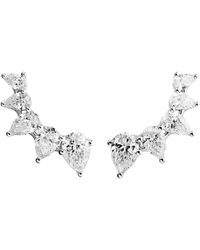Chopard - And Diamond L'Heure Du Diamant Stud Earrings - Lyst