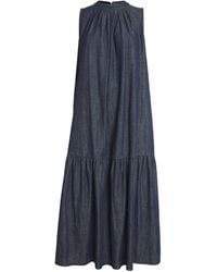 Weekend by Maxmara - Denim Midi Dress - Lyst