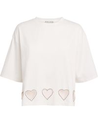 Alice + Olivia - Cotton Heart Evan T-Shirt - Lyst