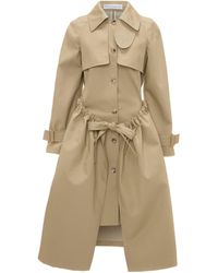 JW Anderson - Ruched Trench Coat - Lyst