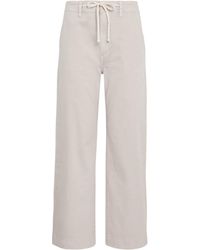 PAIGE - Arellia High-Rise Barrel-Leg Jeans - Lyst