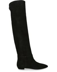 Gianvito Rossi - Suede Over-The-Knee Boots - Lyst