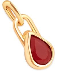 Astrid & Miyu - Plated July Birthstone Charm - Lyst