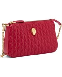 BVLGARI - Leather Serpenti Sugarloaf Clutch Bag - Lyst