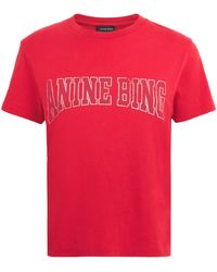 Anine Bing - Cotton Shelley T-Shirt - Lyst