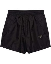 Prada - Re-Nylon Shorts - Lyst