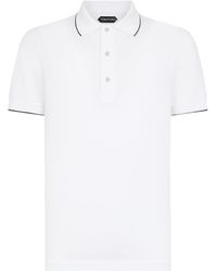 Tom Ford - Contrast-Trim Polo Shirt - Lyst