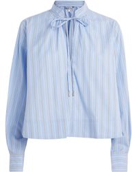 Veronica Beard - Cotton Kaits Blouse - Lyst