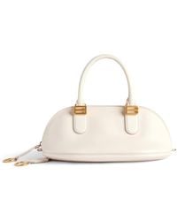 Balenciaga - Mini Leather Bolero Bowling Bag - Lyst