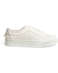 AllSaints - Leather-canvas Milla Sneakers - Lyst