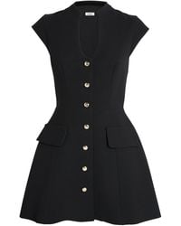 Sandro - Structured Buttoned Mini Dress - Lyst