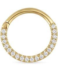 Maria Tash - Diamond Horizontal Eternity Single Hoop Earring - Lyst