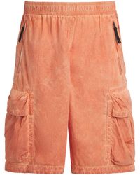 Stone Island - Nylon Cargo Shorts - Lyst