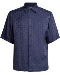 Sandro - Jacquard Cross Short-Sleeve Shirt - Lyst