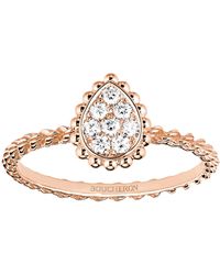 Boucheron - Extra Small And Diamond Serpent Bohème Motif Ring - Lyst