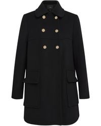 Maje - Wool-Blend Pea Coat - Lyst