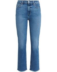 PAIGE - Stretch-Denim Cindy Straight Jeans - Lyst