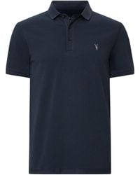 AllSaints - Organic Cotton Reform Polo Shirt - Lyst