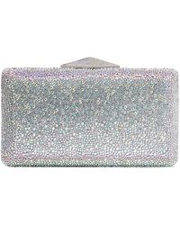 Jimmy Choo - Crystal-Embellished Clemmie Clutch Bag - Lyst