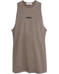 Fear Of God Long Tank Top in Gray for Men | Lyst