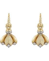 Cartier - And Diamond Grain De Café Drop Earrings - Lyst