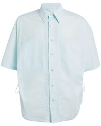 WOOYOUNGMI - Cotton-blend Crackled Shirt - Lyst