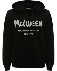 Alexander McQueen - Graffiti Logo Hoodie - Lyst