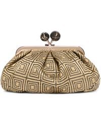 Weekend by Maxmara - Woven Jacquard Pasticcino Clutch Bag - Lyst