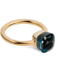 Pomellato - Rose And Topaz Nudo Petit Ring - Lyst