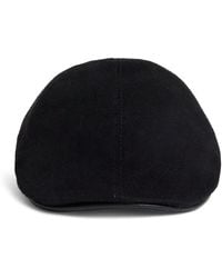 Giorgio Armani - Wool-Blend Flat Cap - Lyst