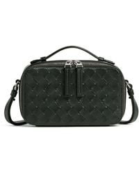 Bottega Veneta - Leather Intrecciato Getaway Phone Pouch - Lyst