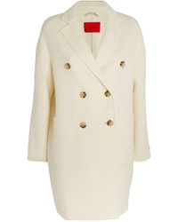 MAX&Co. - Wool-blend Double-layer Coat - Lyst