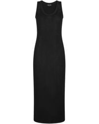 Tom Ford - Knit Scoop-Neck Midi Dress - Lyst