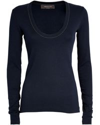 Fabiana Filippi - Embellished Long-sleeve T-shirt - Lyst
