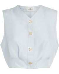 LeKasha - Silk Haima Crop Top - Lyst