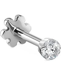 Maria Tash - Invisible Set Diamond Threaded Stud Earring - Lyst