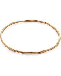 Monica Vinader - Vermeil Siren Muse Bangle - Lyst