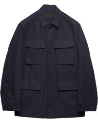 Prada - Cotton Safari Jacket - Lyst