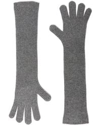 Weekend by Maxmara - Cashmere Logo Gloves - Lyst