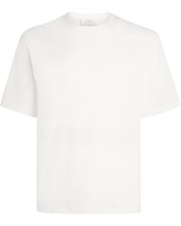 Studio Nicholson - Cotton Bric T-Shirt - Lyst