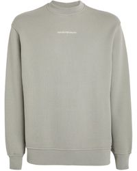 Emporio Armani - Cotton Logo Sweatshirt - Lyst