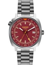 BAMFORD LONDON - Stainless Steel Gmt Watch - Lyst