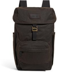 Barbour - Waxed-Cotton Backpack - Lyst